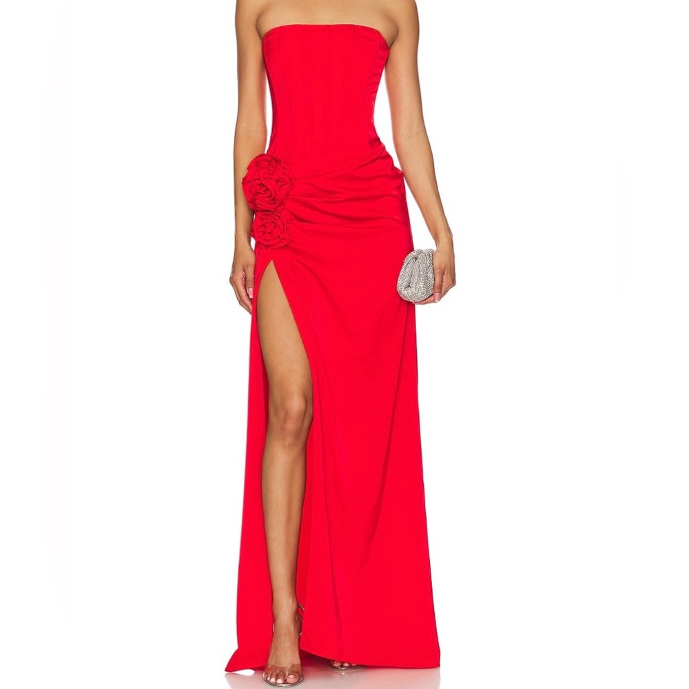 Elegant Red Women's Dress